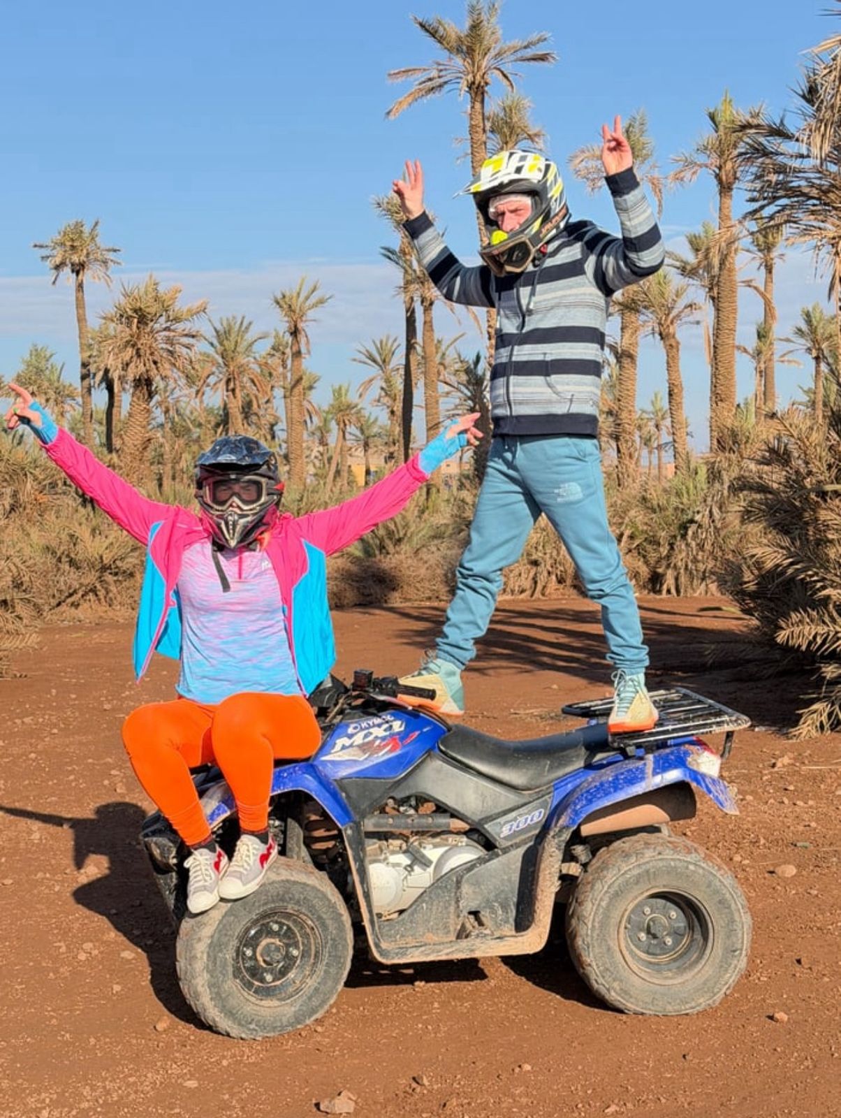 Travelers enjoying a Marrakech outdoor adventure